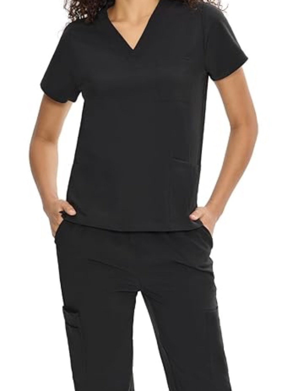 COZYFIT Scrubs for Women Set black size large